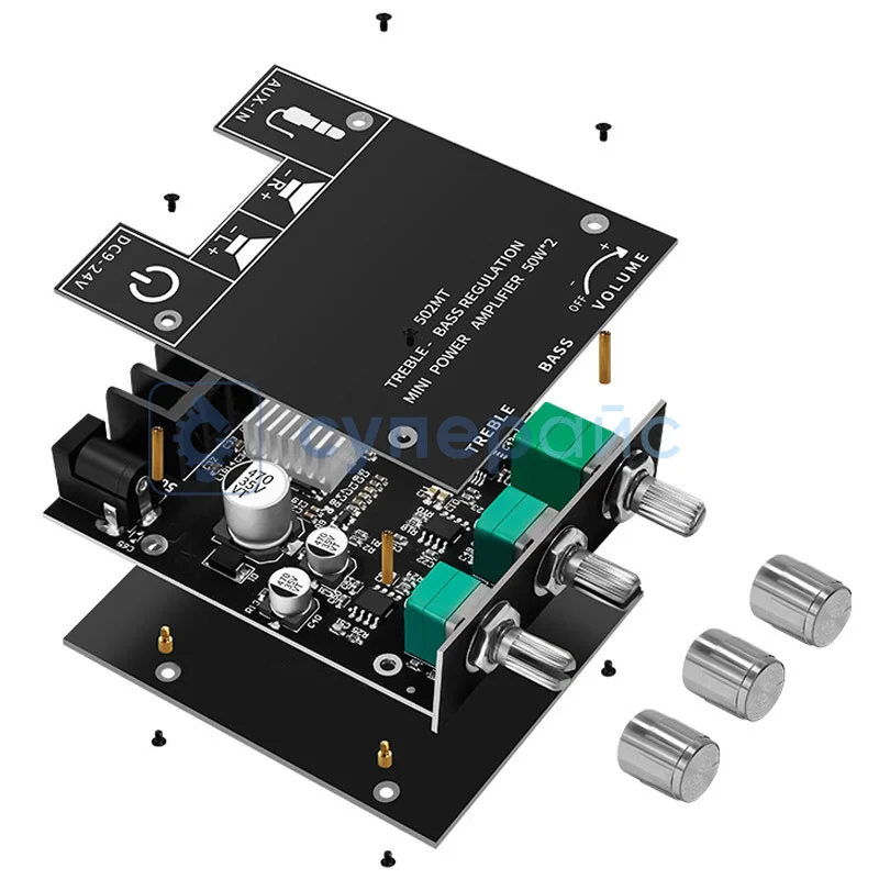 Усилитель звука SIENWINY ZK-502MT фото 3