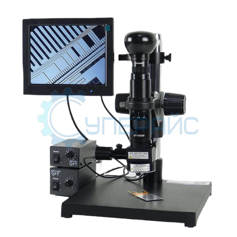 Цифровой промышленный микроскоп Saike Digital SK2700H2D с кольцевой и коаксиальной подсветкой фото 1