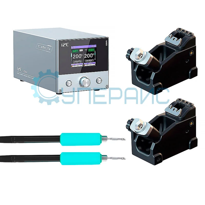 Паяльная станция i2C 3SCN RS300 Option B с двумя паяльниками фото 5