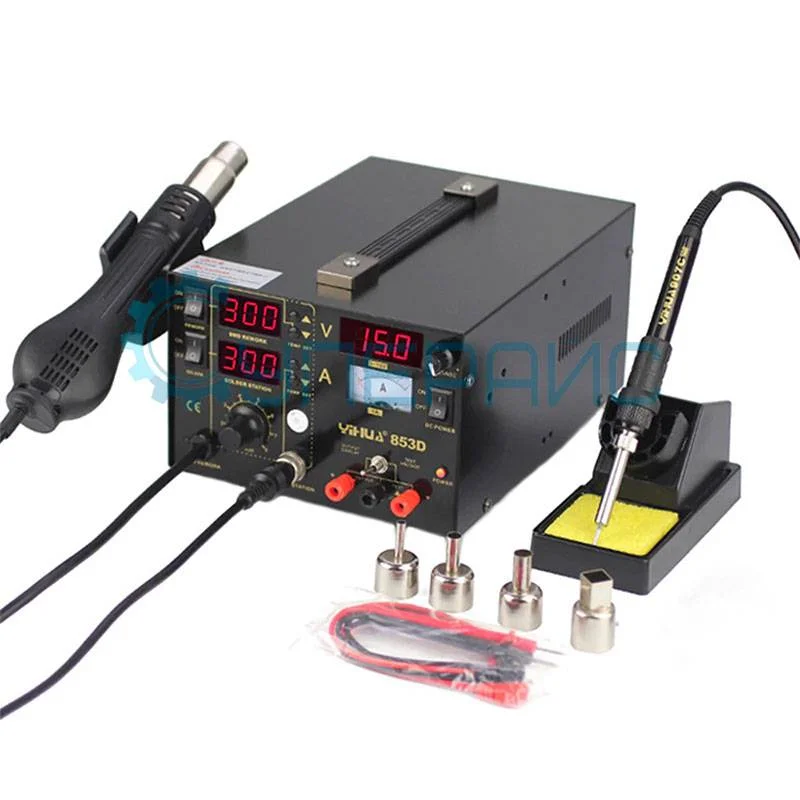 Цифровая паяльная станция YIHUA 853D (3 в 1) фото 4