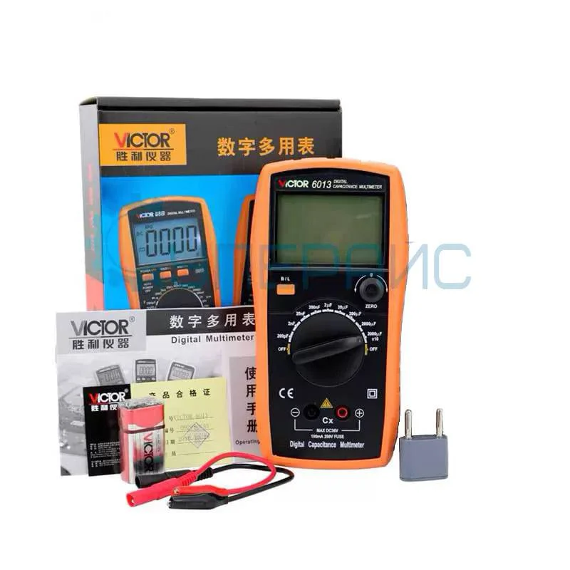 Цифровой измеритель емкости Victor 6013 фото 4