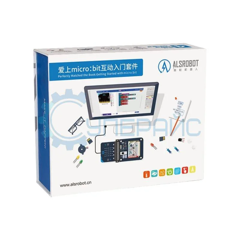Базовый набор для робототехники micro:bit Alsrobot Getting Started фото 1
