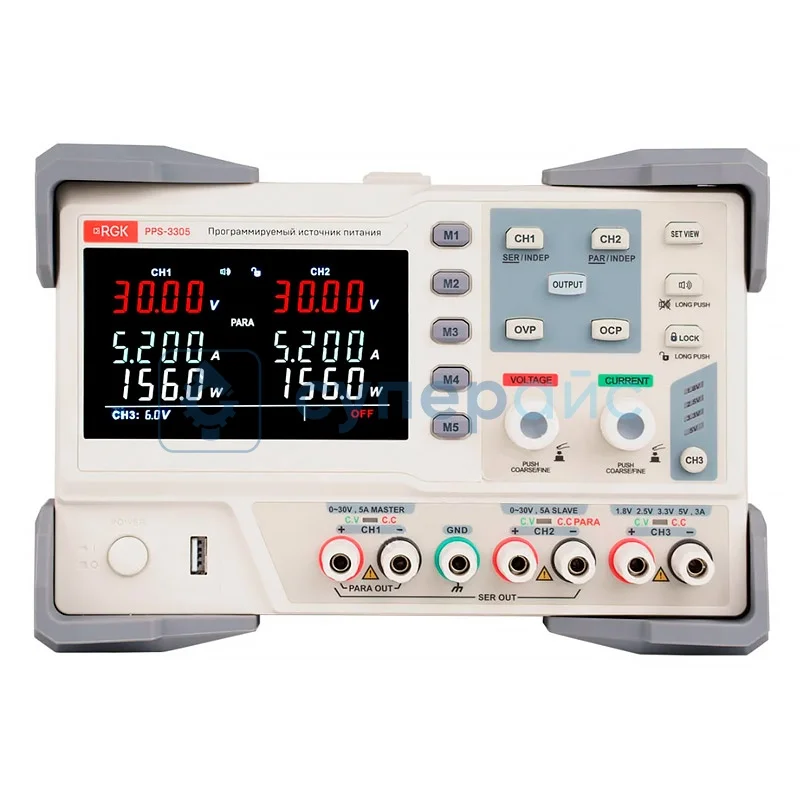 Программируемый источник питания RGK PPS-3305 фото 1