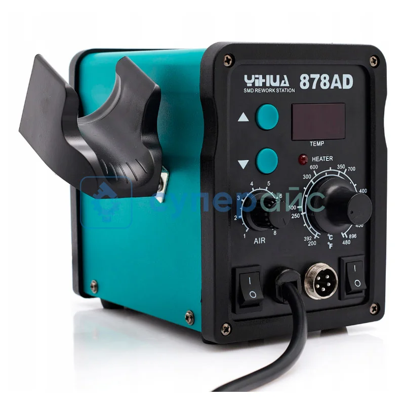 Термовоздушная паяльная станция YIHUA 878AD фото 2