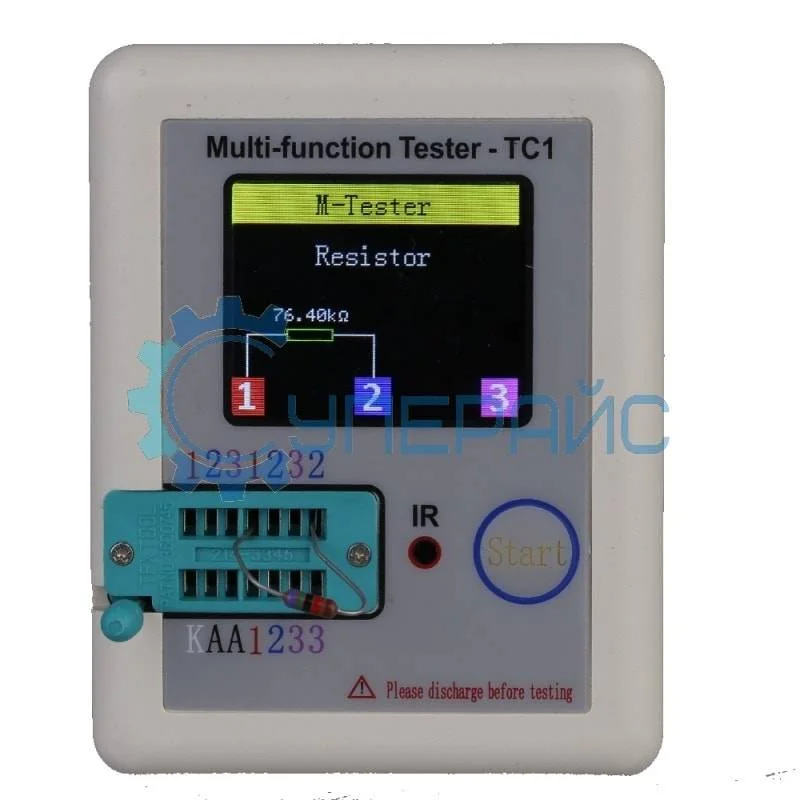 Многофункциональный измеритель Tester-TC1 (RLC, ESR, транзисторы) фото 5