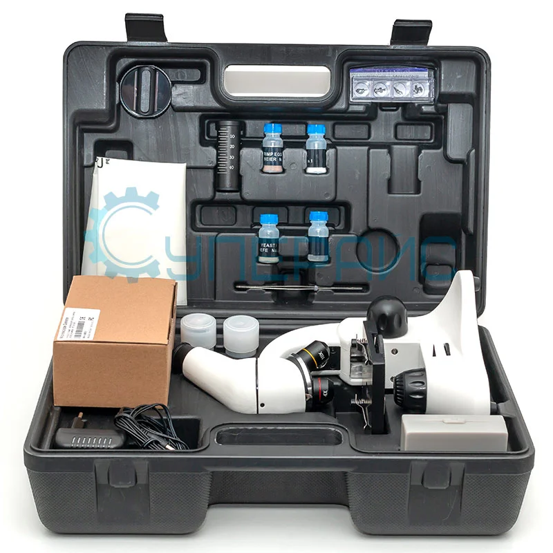 Учебный микроскоп Supereyes MyLab M15 с видеоокуляром 1.3 Мп и набором для опытов фото 21