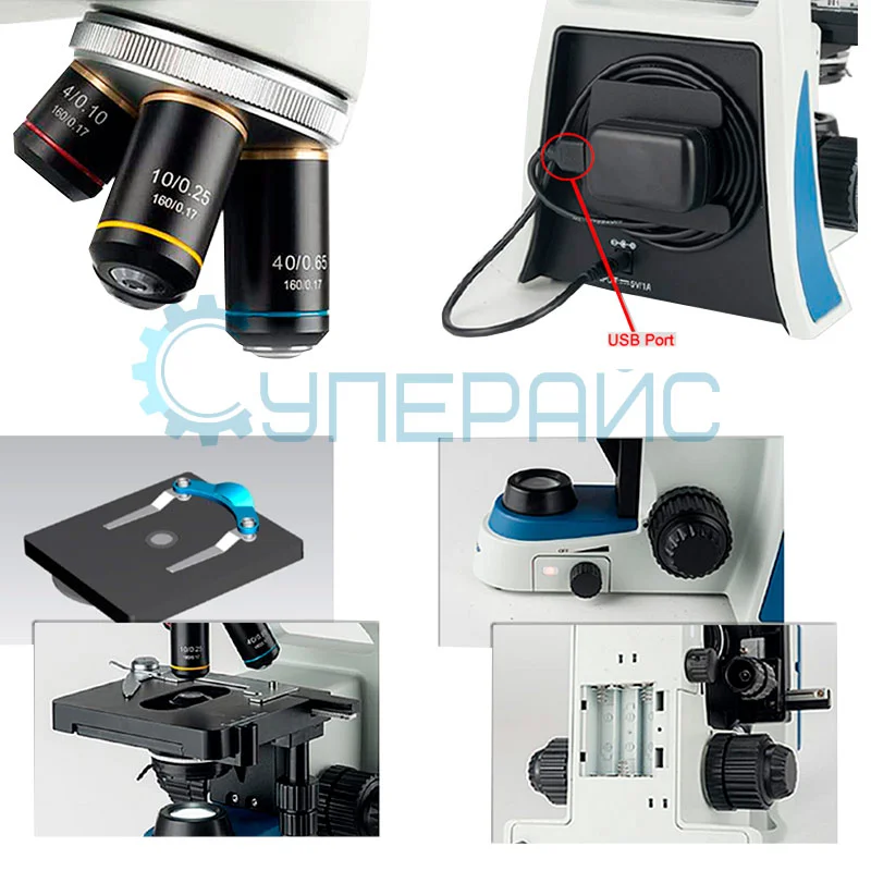 Учебный микроскоп Opto-Edu A11.0913-M фото 2