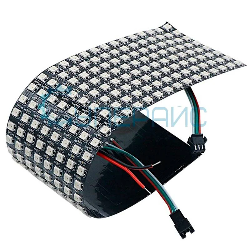 Светодиодная гибкая матрица (панель) 8x32 WS2812B фото 1