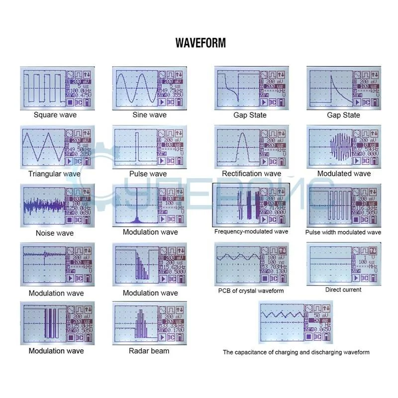 Портативный осциллограф-мультиметр E-sun Allsun EM125 фото 10