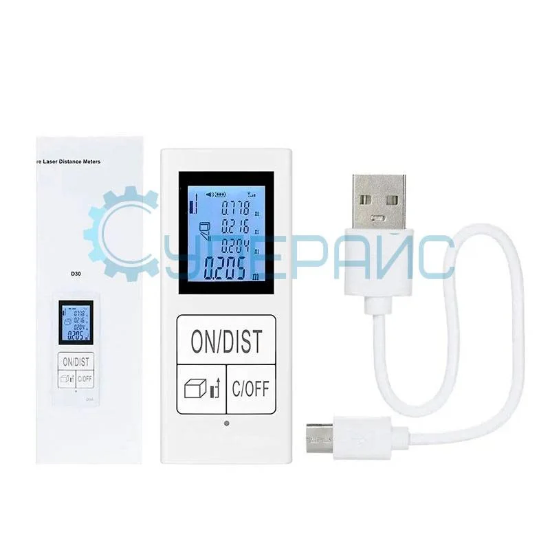 Лазерный дальномер GREENER 30 м фото 5