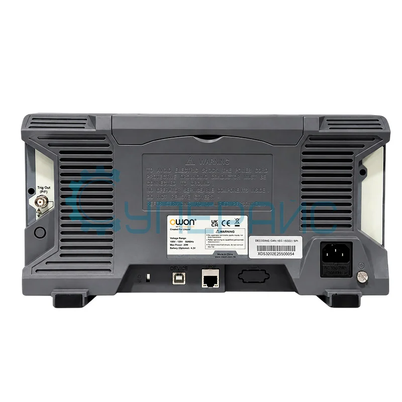 Осциллограф OWON XDS3202E с VGA выходом (2 канала, 200 МГц) фото 2