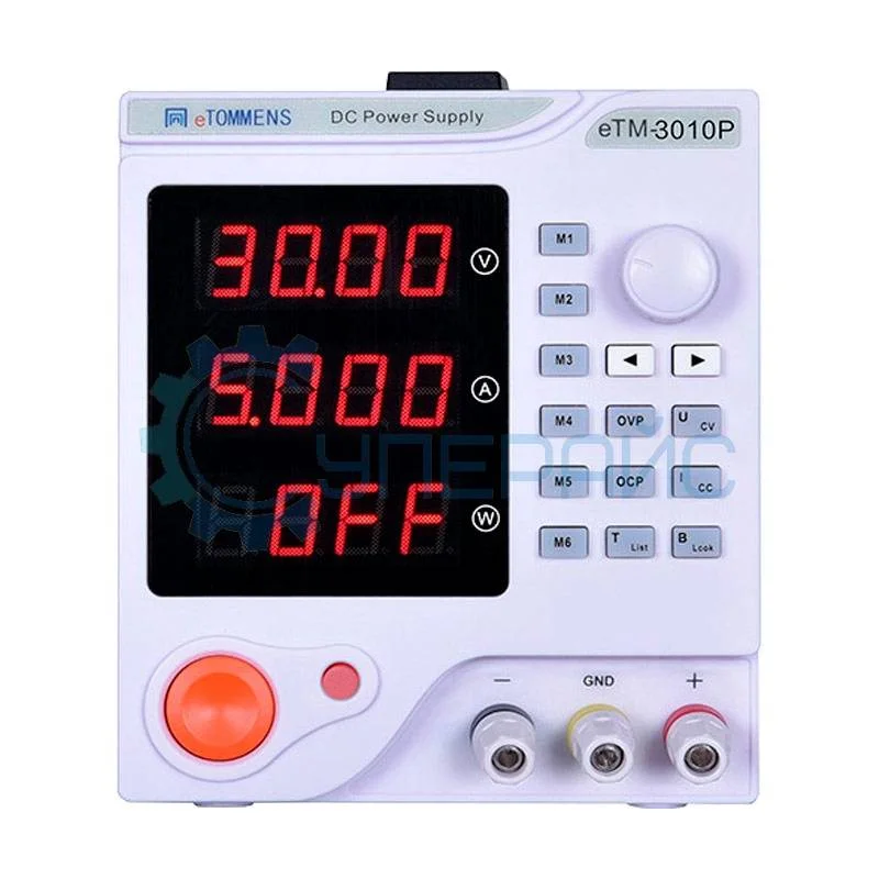 Программируемый импульсный источник питания eTOMMENS eTM-3010P (30В, 10А) фото 1