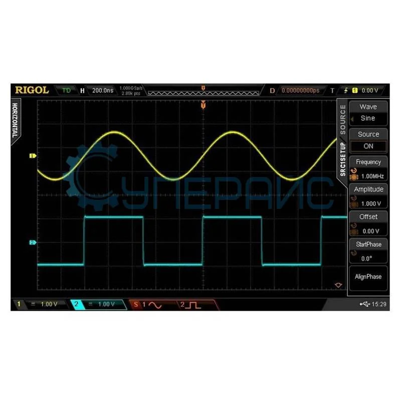 Цифровой осциллограф RIGOL DS2072A (2 канала х 70 МГц) фото 8