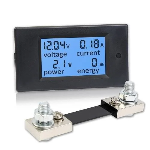 Обзор многофункциональной цифровой измерительной головки PZEM-051 (DC 6.5-100В, 0-100А) с внешним шунтом баннер