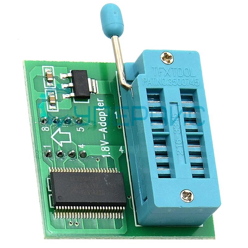 USB программатор высокоскоростной EZP2019 с 9 адаптерами фото 9