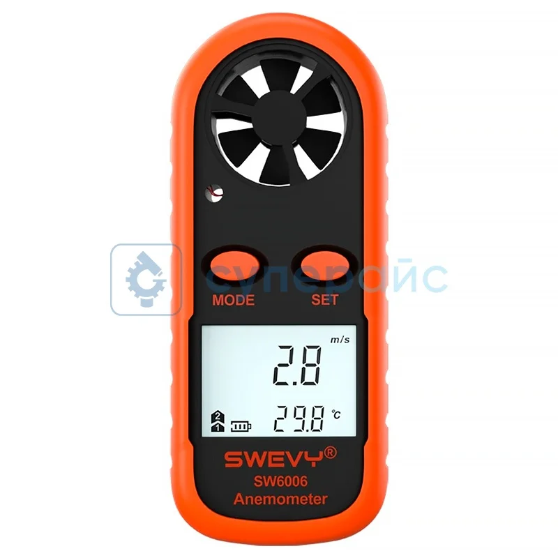Измеритель скорости ветра Swevy 6006 фото 1