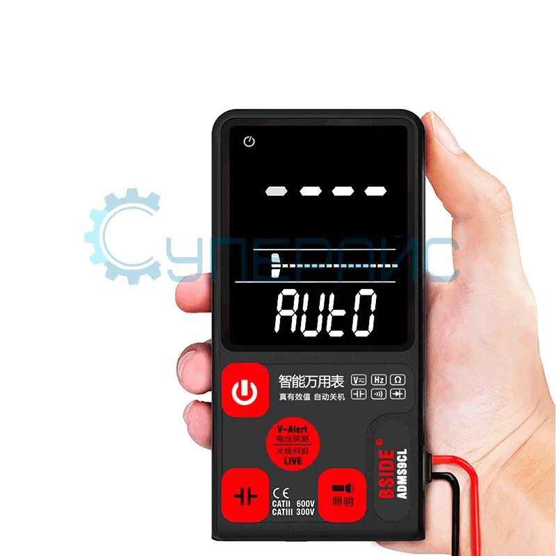 Мультиметр BSIDE ADMS9CL с автоматическим выбором диапазона измерений фото 2