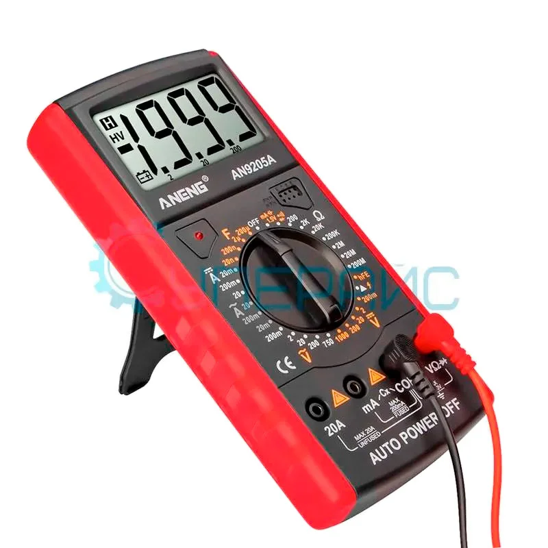 Портативный ампервольтомметр ANENG AN9205A фото 3