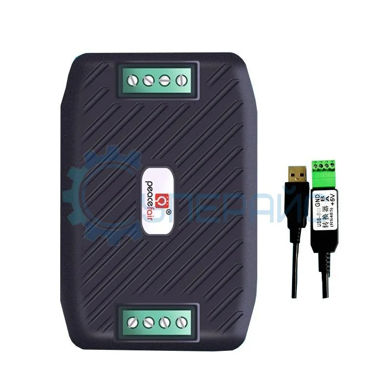 Вольтамперметр Peacefair PZEM-003 DC с переходником с RS-485 на USB фото 1