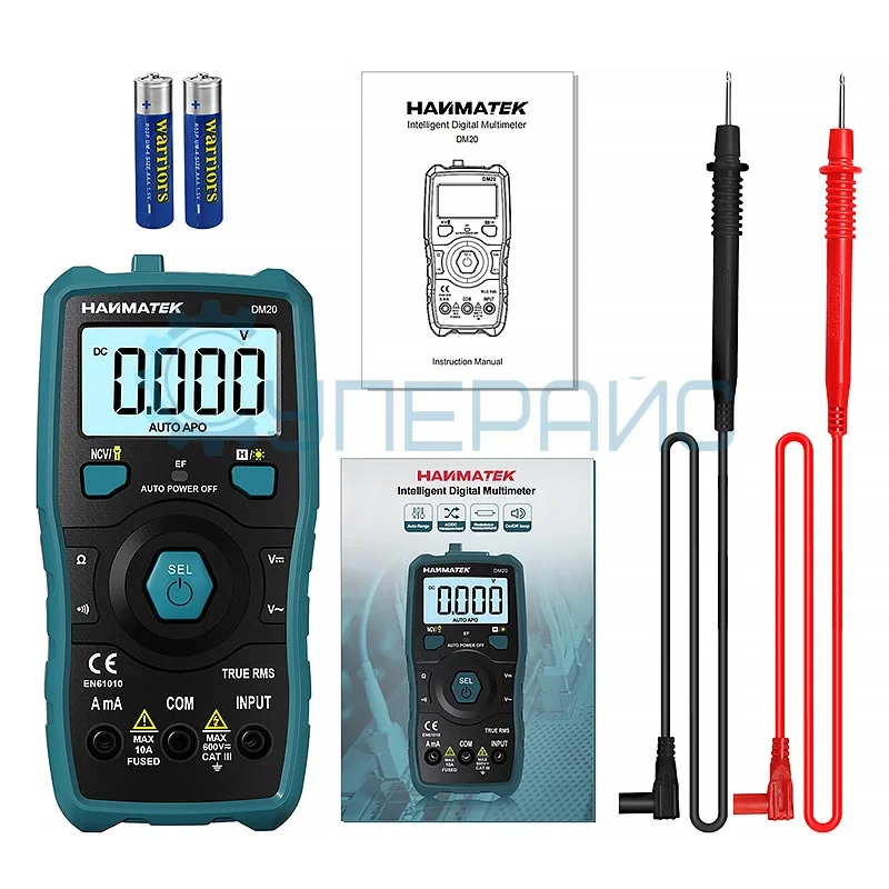 Цифровой мультиметр HANMATEK DM20 фото 2