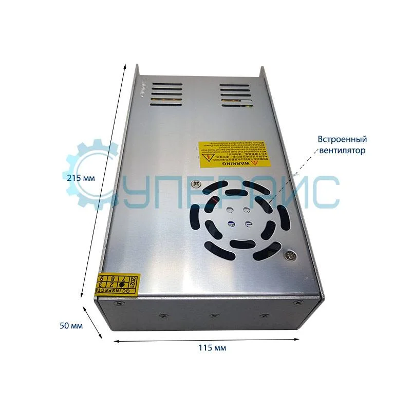 Блок питания Hongwei HW-12V-500W (12В, 40А, 500Вт) фото 4