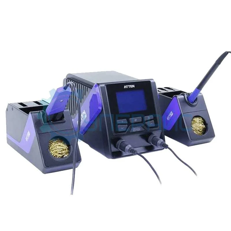 Двухканальная паяльная станция ATTEN GT-6200 с термопинцетом фото 1