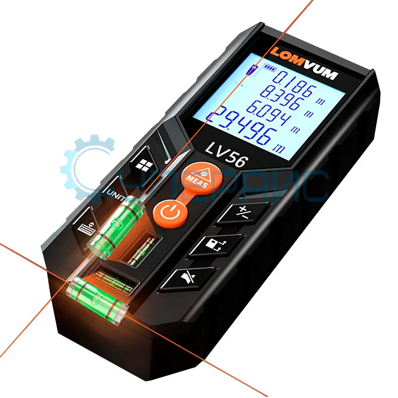 Лазерный дальномер Lomvum LV56 40 м фото 5