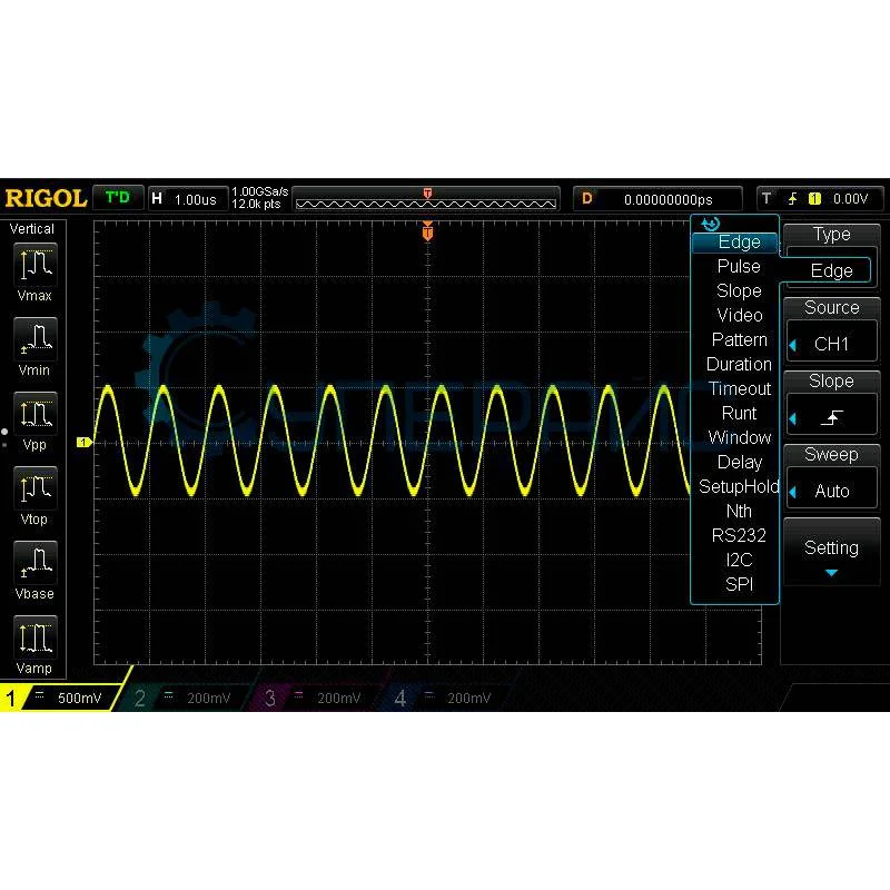 Четырехканальный цифровой осциллограф RIGOL DS1074Z фото 14