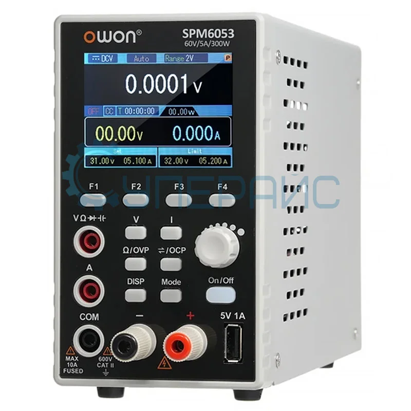 Программируемый блок питания OWON SPM6053 (60В, 5А) фото 3