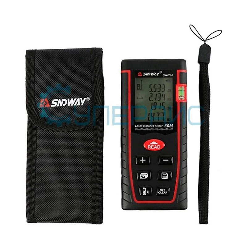 Дальномер с пузырьковым уровнем SNDWAY SW-T60 фото 11
