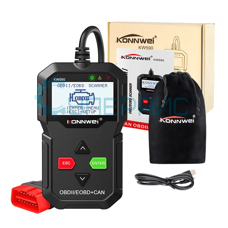Диагностический автосканер Konnwei KW590 фото 5