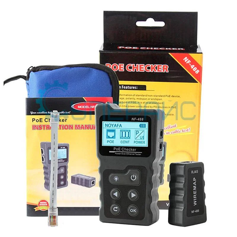 Сетевой кабельный PoE тестер Noyafa NF-488 фото 11
