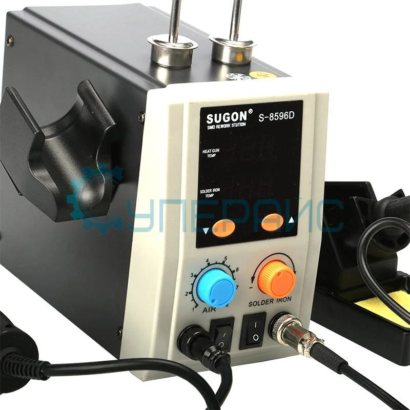 Паяльная станция SUGON S-8596D c двойным дисплеем фото 2