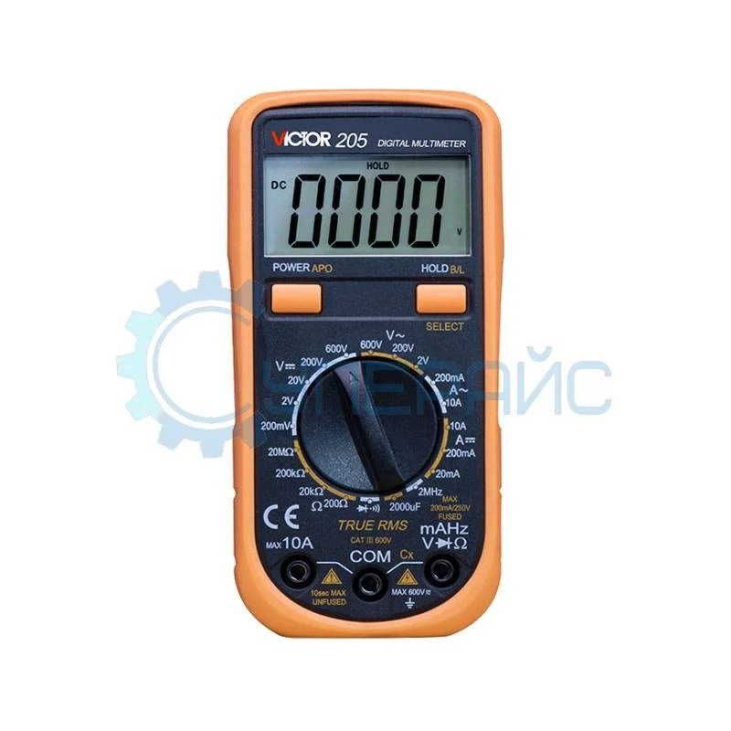 Цифровой мультиметр True RMS Victor 205 фото 1