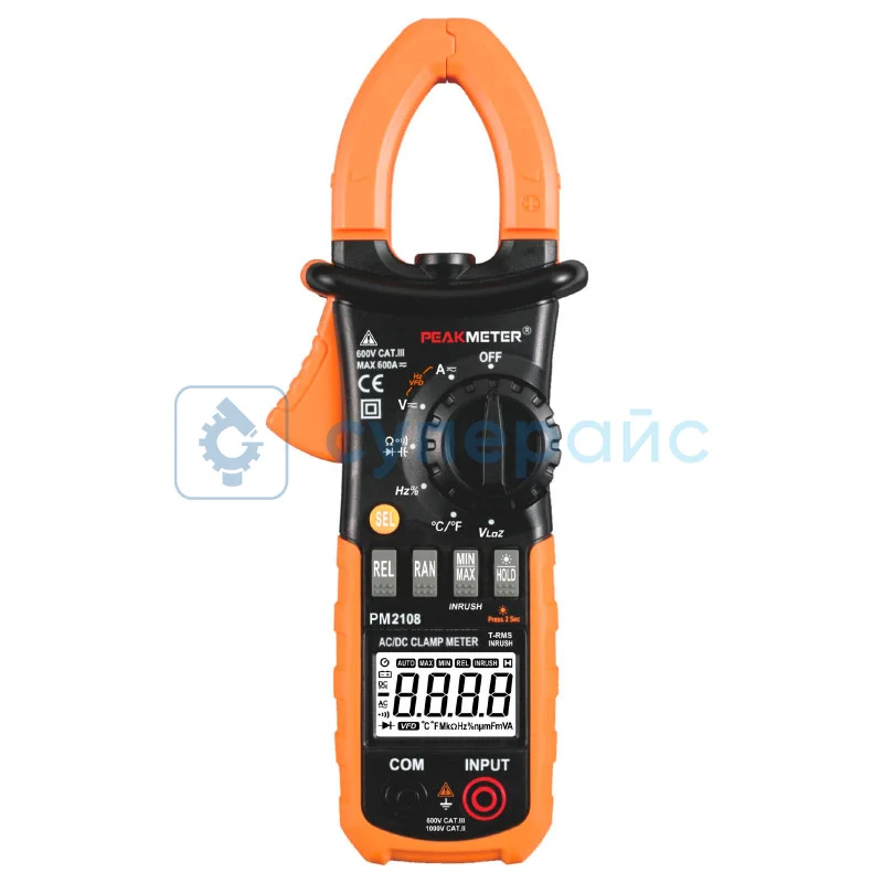 Токоизмерительные клещи Peakmeter PM2108 фото 1