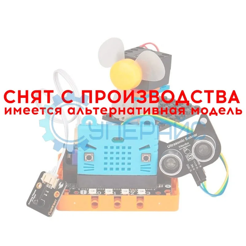 Базовый набор KittenBot на основе BBC micro:bit с платой расширения Robot:bit фото 1