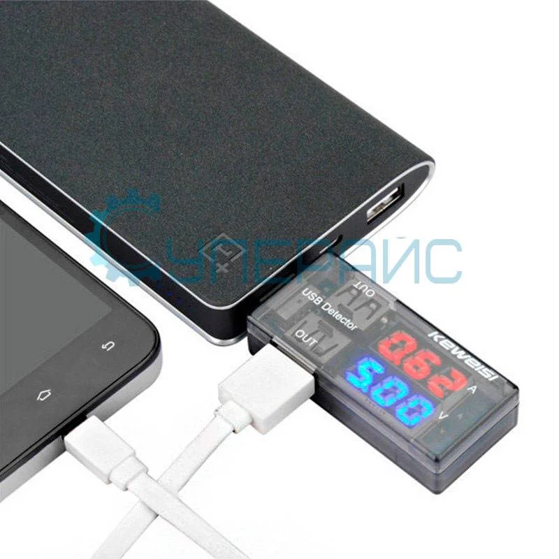 USB тестер напряжения и тока Keweisi KWS-10VA фото 4