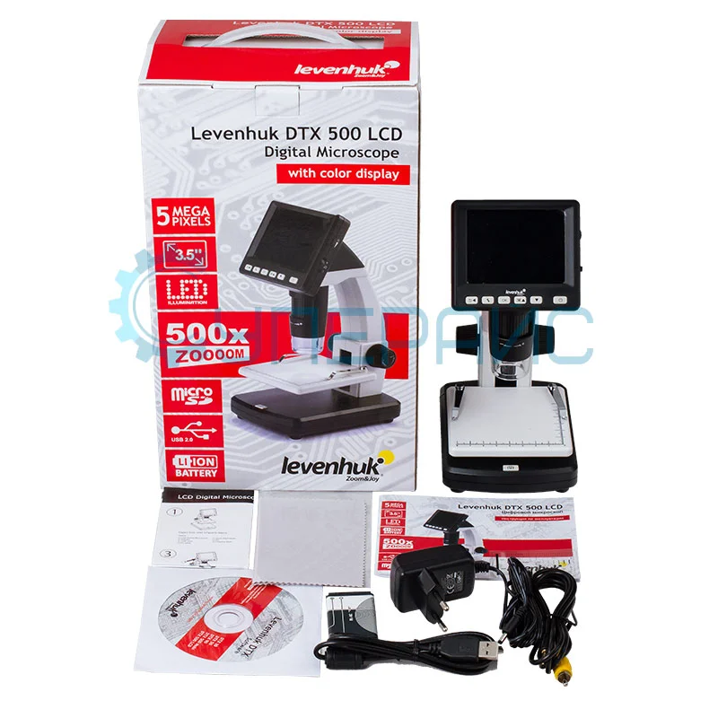 Микроскоп цифровой Levenhuk DTX 500 LCD фото 7