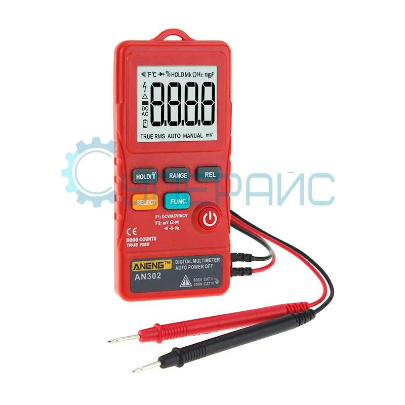 Цифровой мини мультиметр ANENG AN302 фото 2