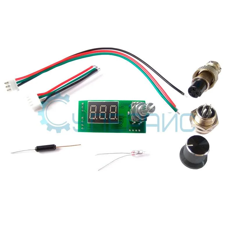 Набор для сборки паяльной станции QUICKO T12-951 с блоком питания и корпусом фото 1