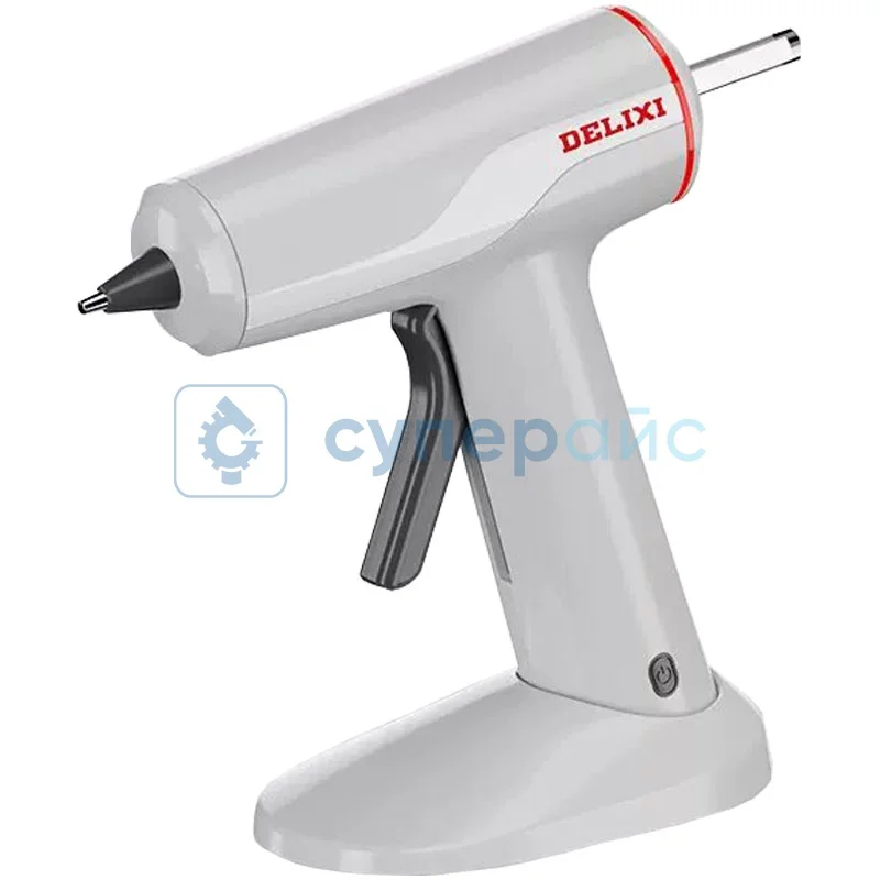 Термоклеевой пистолет Delixi 10W (10 стержней) фото 1