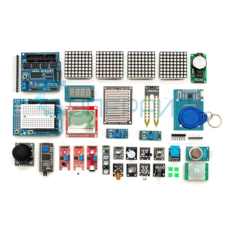 Набор Arduino Starter Kit UNO R3 с модулем реле (расширенный) и 21 уроком фото 1
