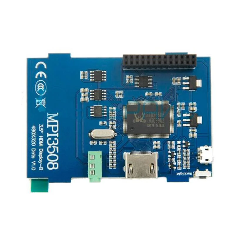 Цветной TFT-экран 3.5 дюймов с адаптером для Raspberry Pi 3B+ фото 4