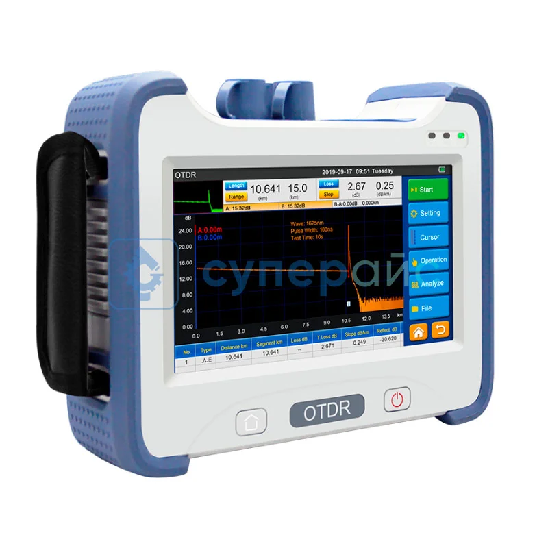 Оптический рефлектометр FirstFiber 9000PRO-S1 фото 1