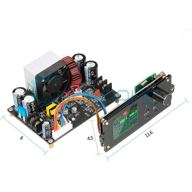 Понижающий модуль YIYIELECTRONIC DPX6012S с USB коммутатором фото 6