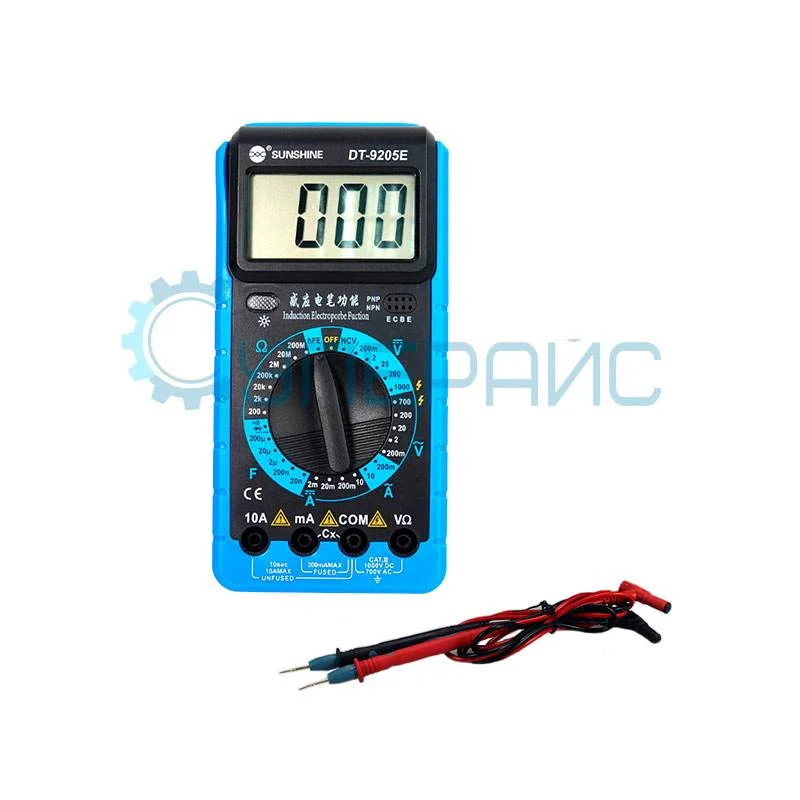 Цифровой мультиметр SUNSHINE DT-9205E фото 3