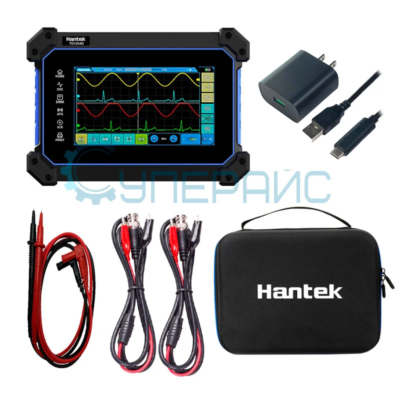 Цифровой планшетный осциллограф Hantek TO1254D фото 4