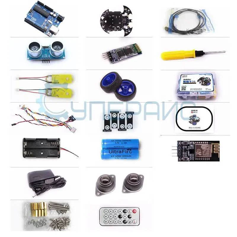 Конструктор для сборки робота Yahboom Batmobile v2 фото 9