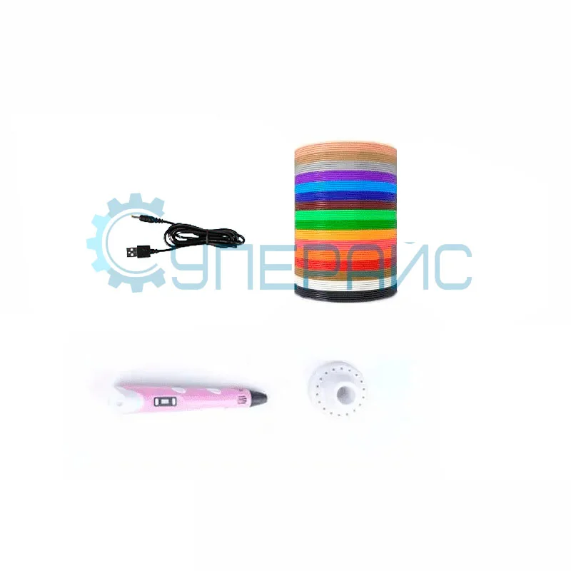 Трехмерная ручка 3D PEN-2 с 460 метрами пластика фото 4