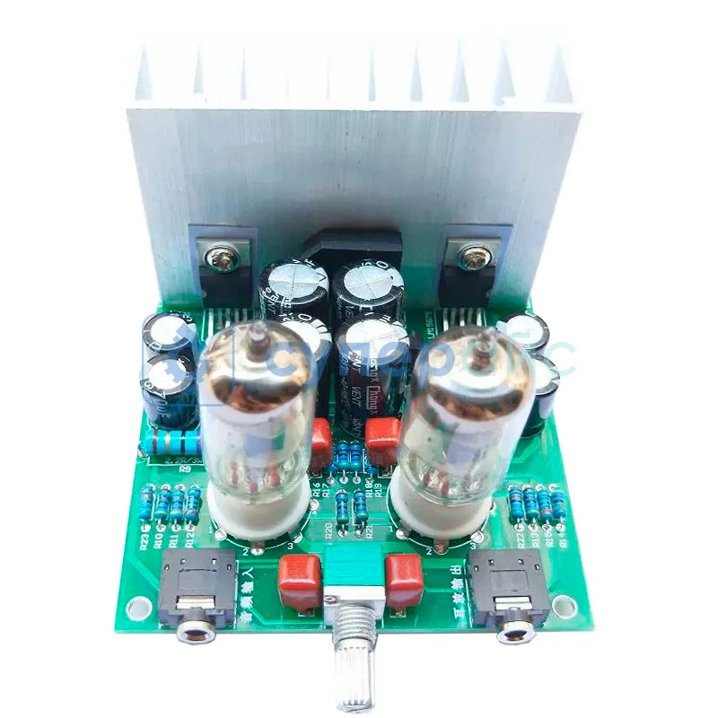 Набор радиодеталей для сборки усилителя звука на базе LM1875T с блоком питания фото 1